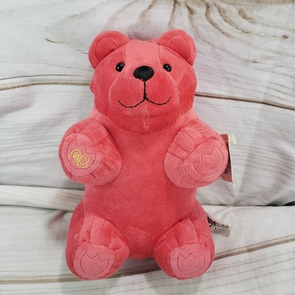 Vintage Gummy Bears Candy Red Bear 8 Inch Plush Candy Promo 2004 With Tag - Picture 10 of 10